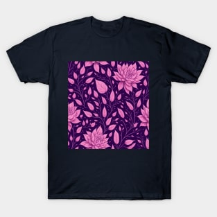 pink floral pattern design T-Shirt